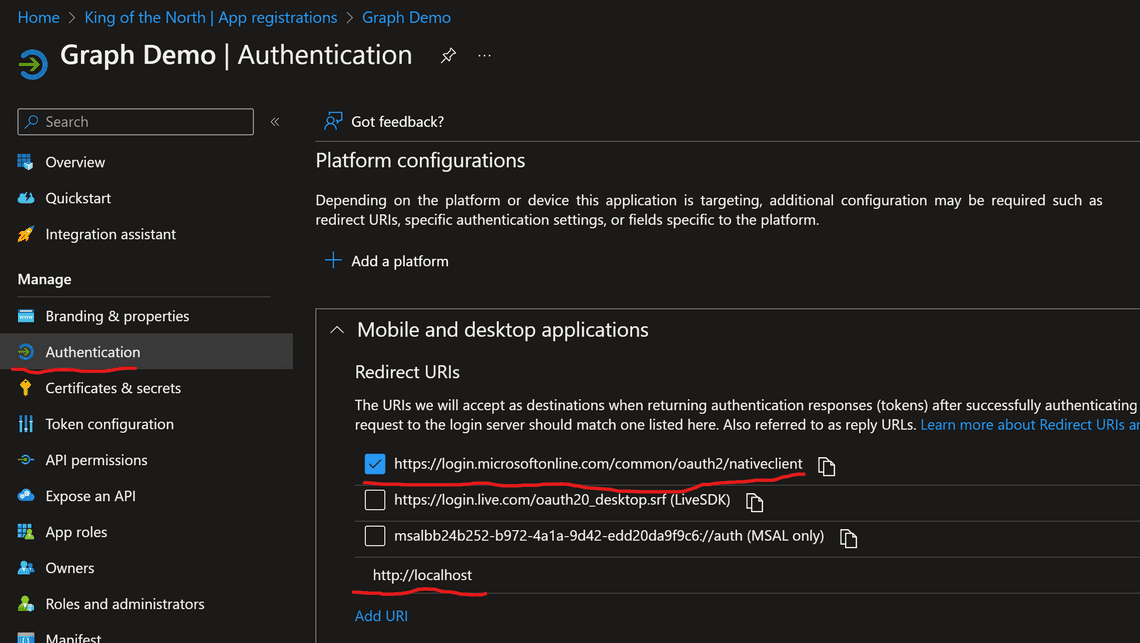 Reply URLs - app reg in Azure AD