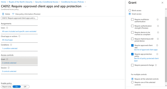 Using Conditional Access to Enforce Approved Apps with APP | AgrenPoint ...