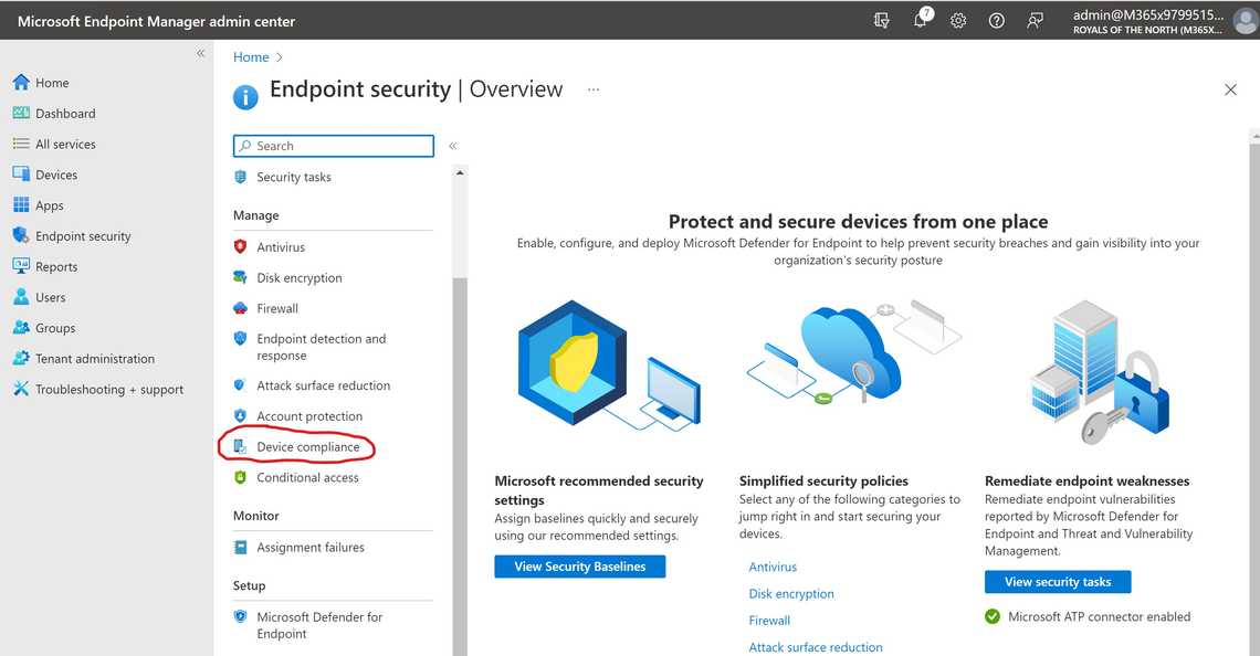 Device Compliance in Intune