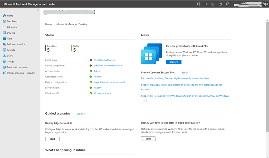 Figure 1: Microsoft Intune